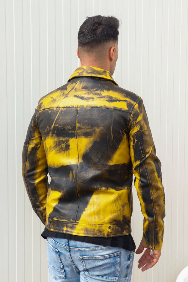 Cazadora motero polipiel