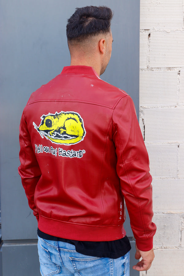 Cazadora motero polipiel