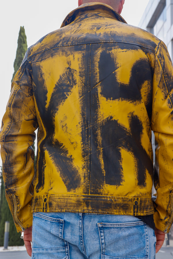 Cazadora motero polipiel