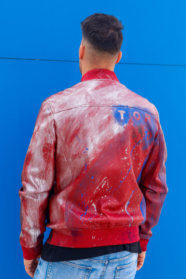 Cazadora motero polipiel