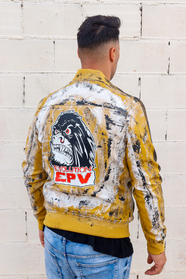 Cazadora motero polipiel