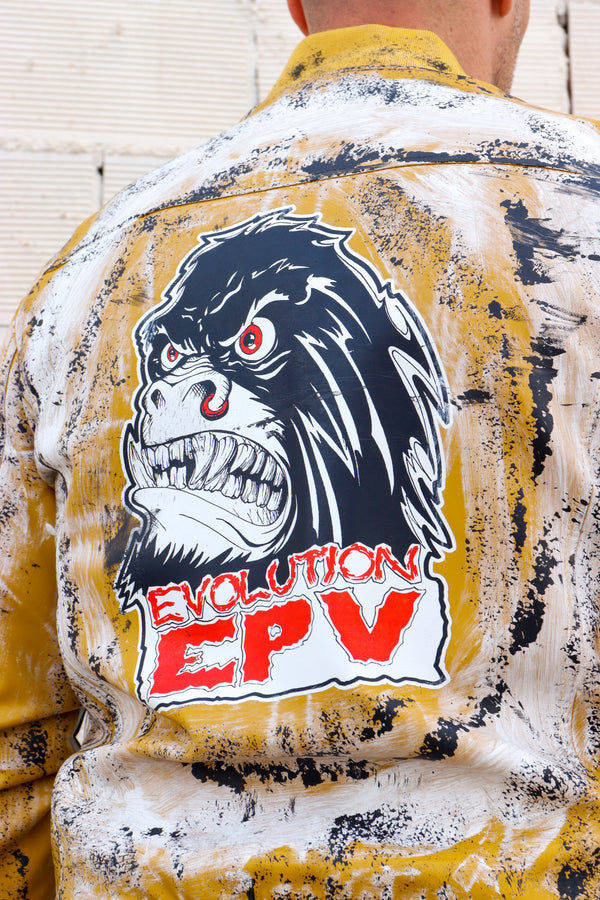 Cazadora motero polipiel