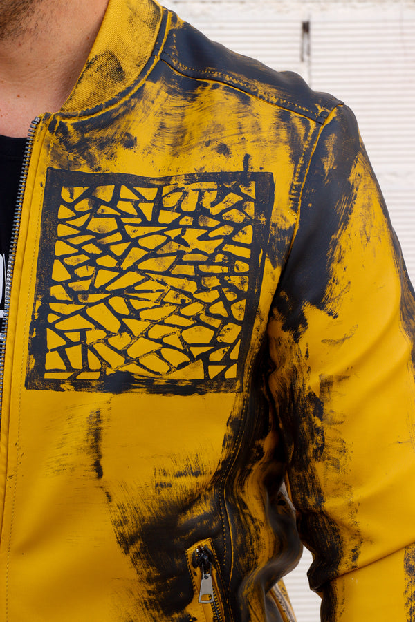 Cazadora motero polipiel