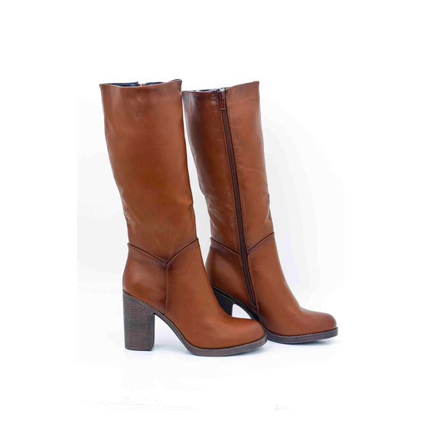 Botas de tacón de caña alta