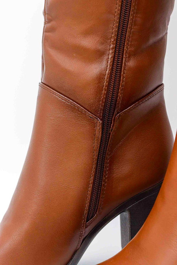 Botas de tacón de caña alta