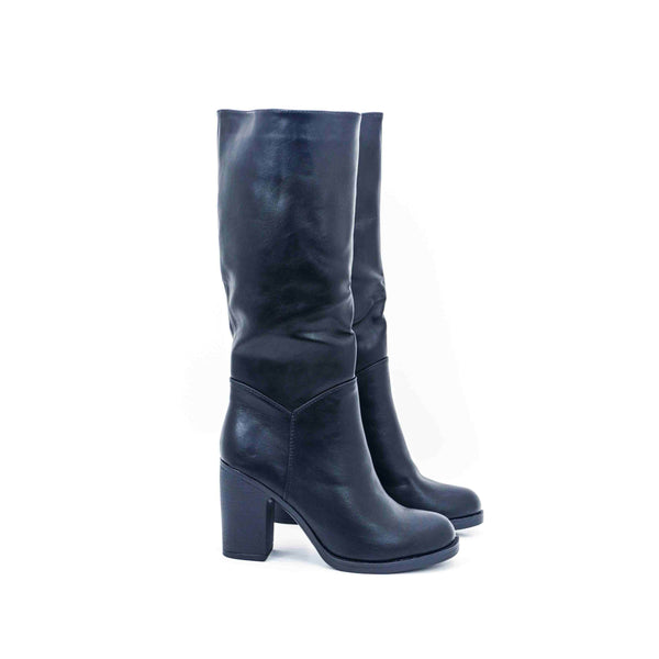 Botas de tacón de caña alta