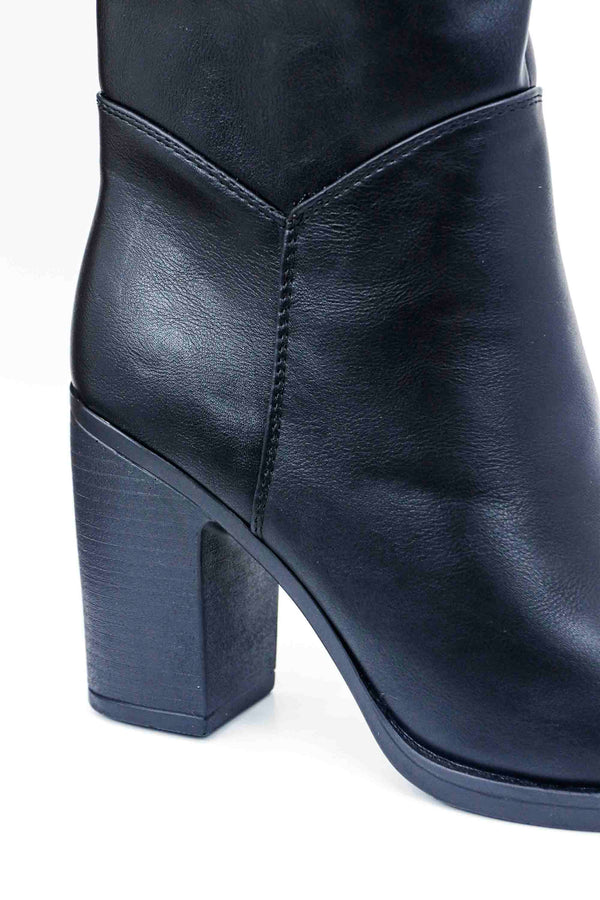 Botas de tacón de caña alta