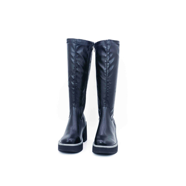 Botas de tacón con plataforma