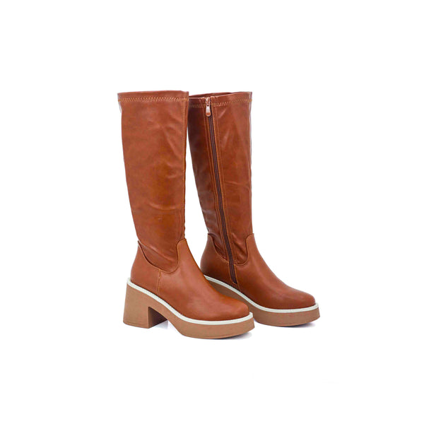 Botas de tacón con plataforma