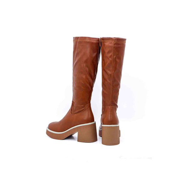 Botas de tacón con plataforma