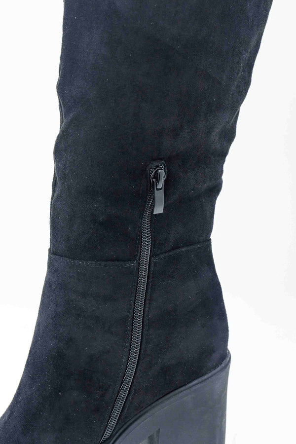 Botas de tacón de caña alta