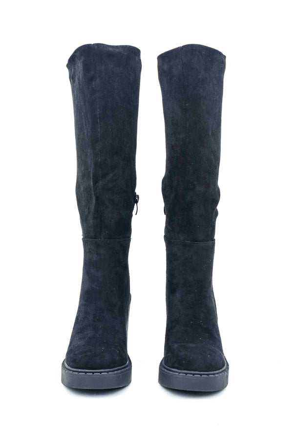 Botas de tacón de caña alta