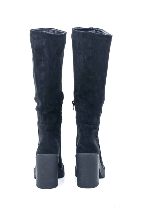 Botas de tacón de caña alta