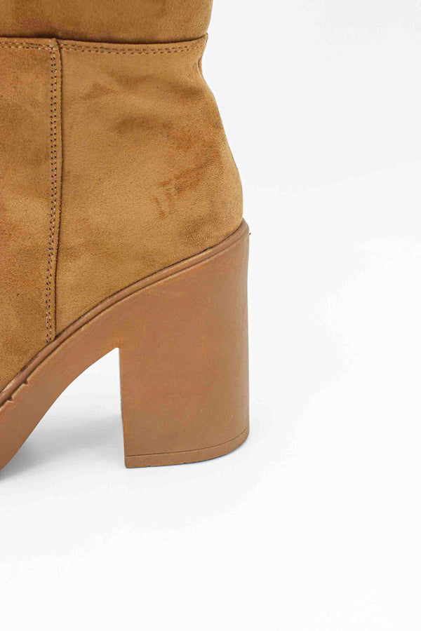 Botas de tacón de caña alta