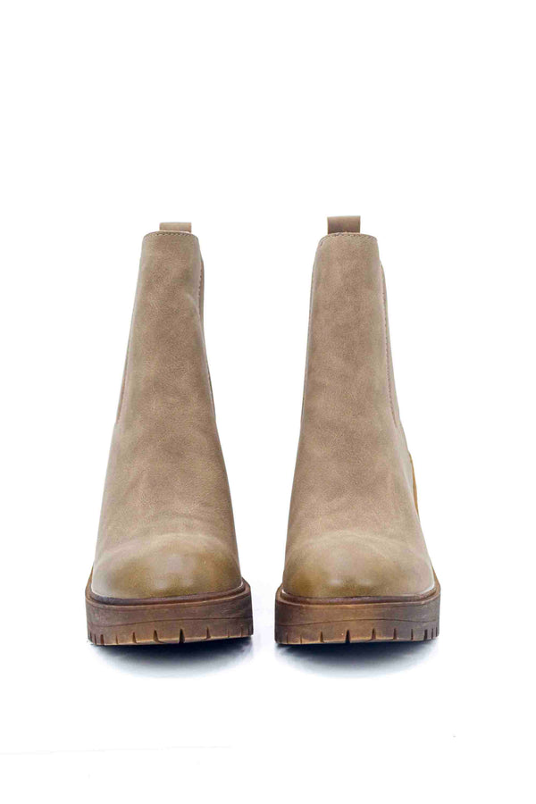 Botín de tacón ancho Chelsea