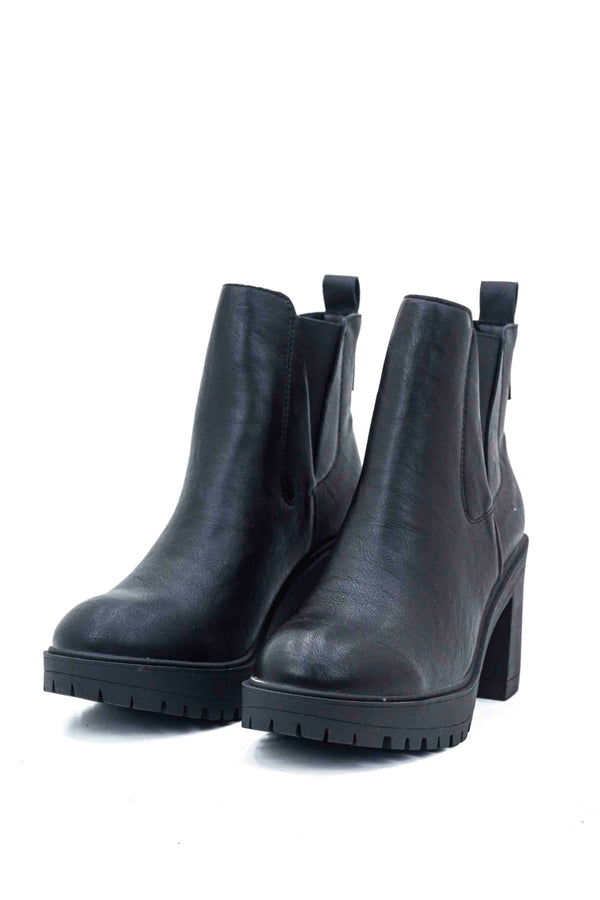 Botín de tacón ancho Chelsea