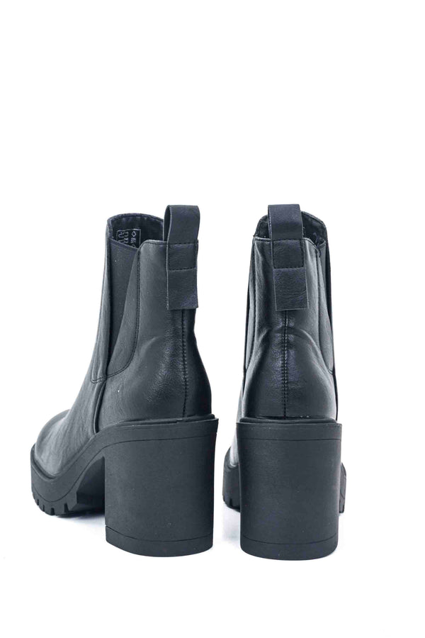 Botín de tacón ancho Chelsea