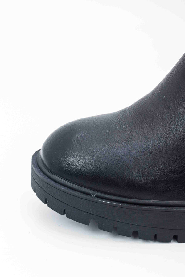 Botín de tacón ancho Chelsea