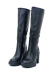Botas de tacón de caña alta