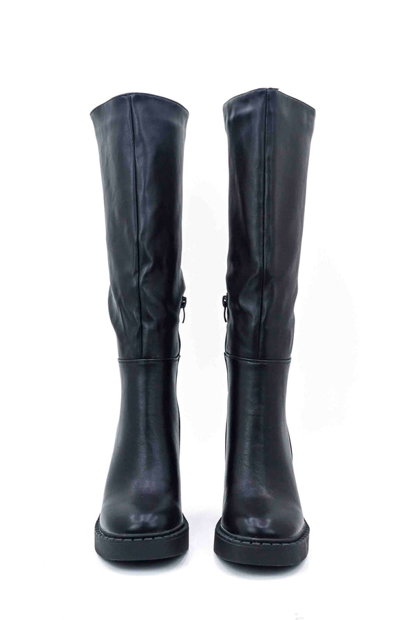 Botas de tacón de caña alta