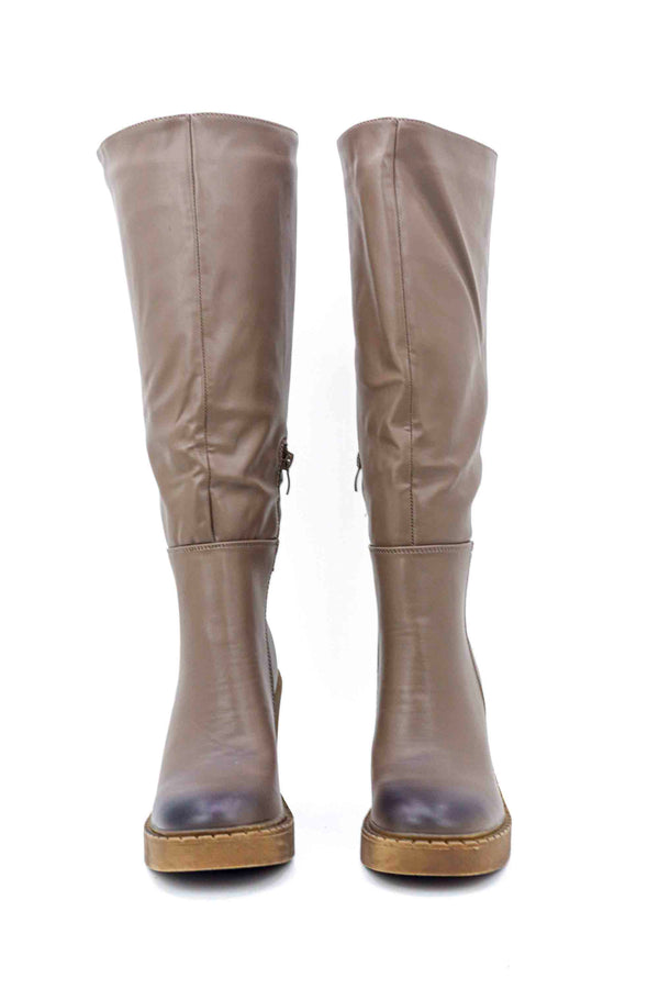 Botas de tacón de caña alta