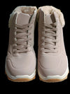 Botines soft pink con pelo