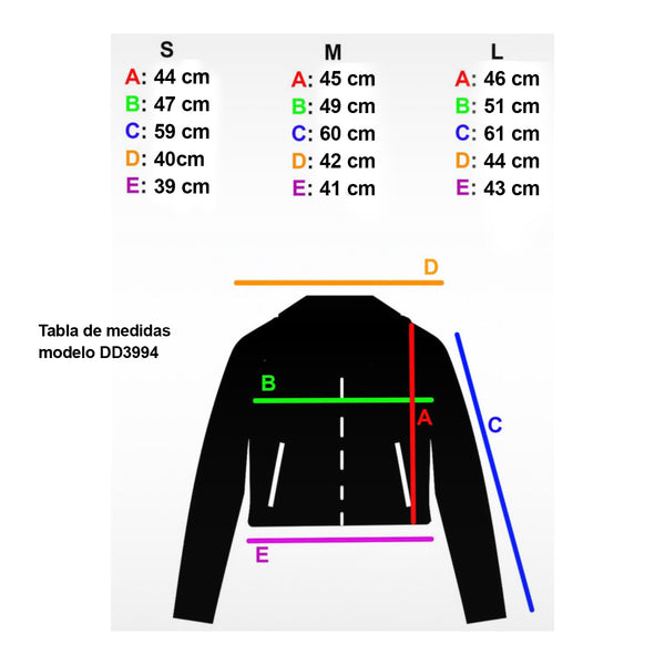 Cazadora biker pinceladas