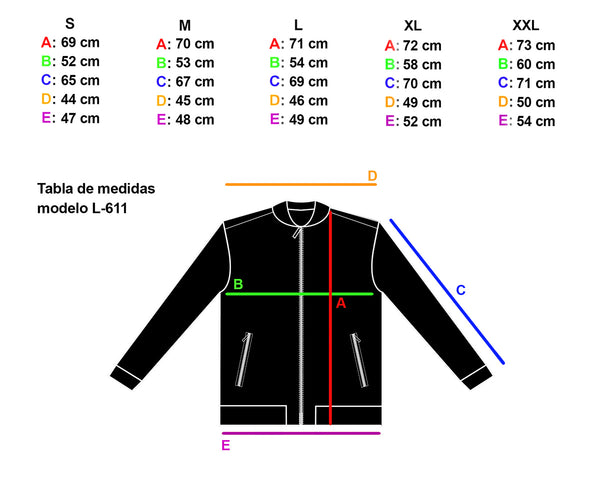 Cazadora motero polipiel