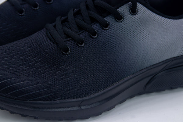 Deportivas negro-gris