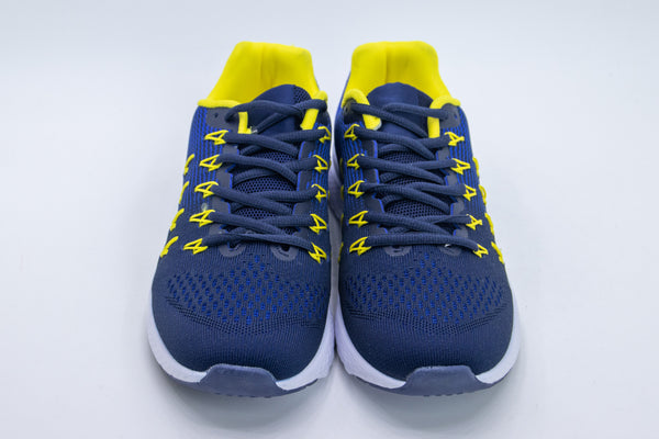 Deportivas azul-amarillo