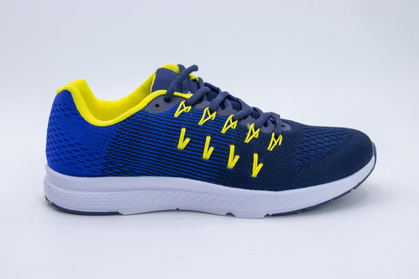 Deportivas azul-amarillo