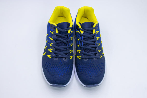 Deportivas azul-amarillo