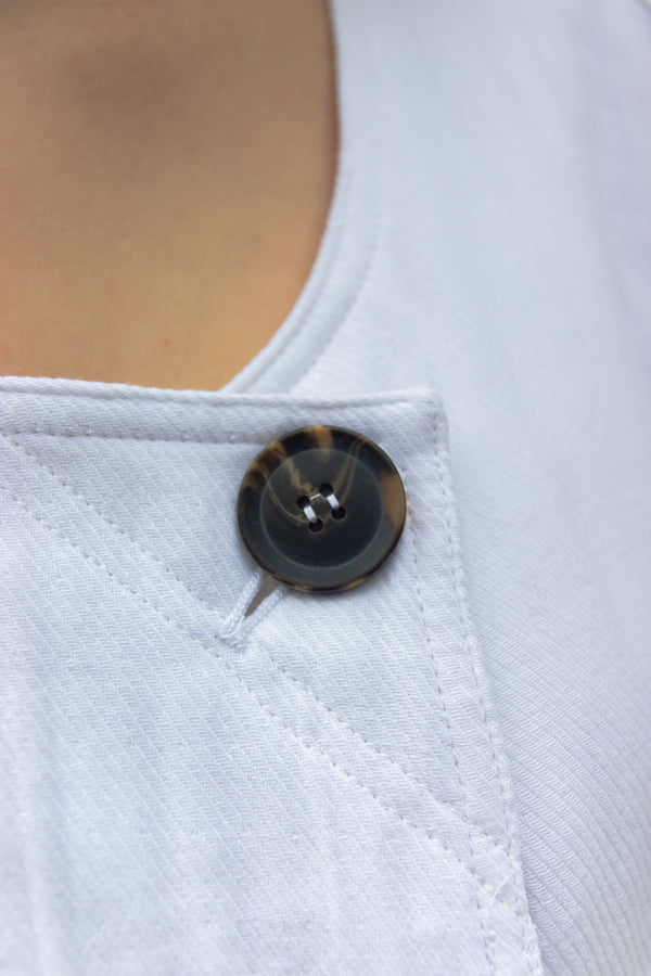 Chaqueta larga con bolsillos