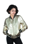 Chaqueta bomber brillo