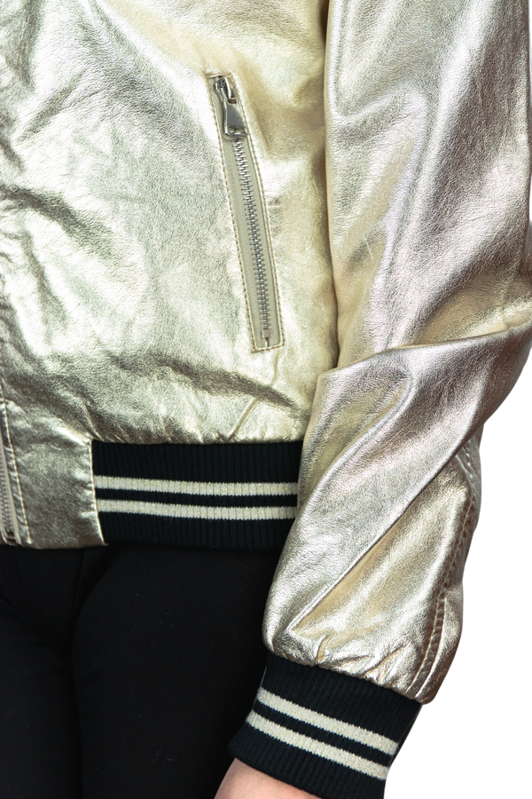 Chaqueta bomber brillo