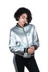 Chaqueta bomber brillo