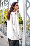 Sudadera corazones dorados