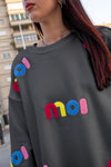 Sudadera letras