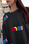 Sudadera letras