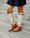 Botas de caña alta A-3428 camel