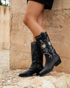 Botas de caña alta A-3432 Negro