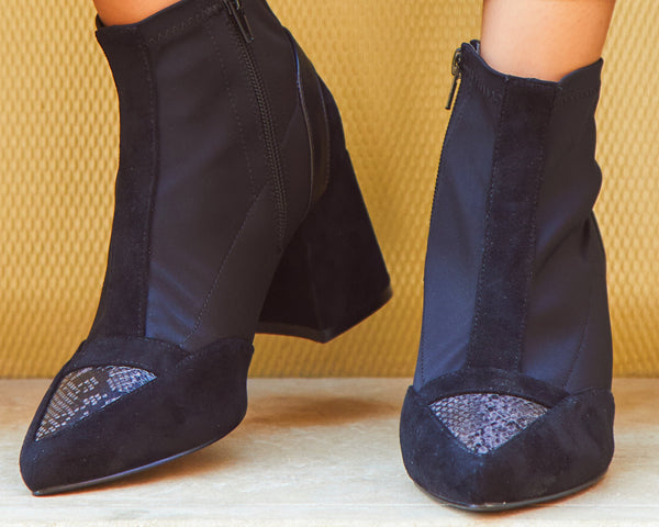 Botas de Media Caña A-5426 Negro
