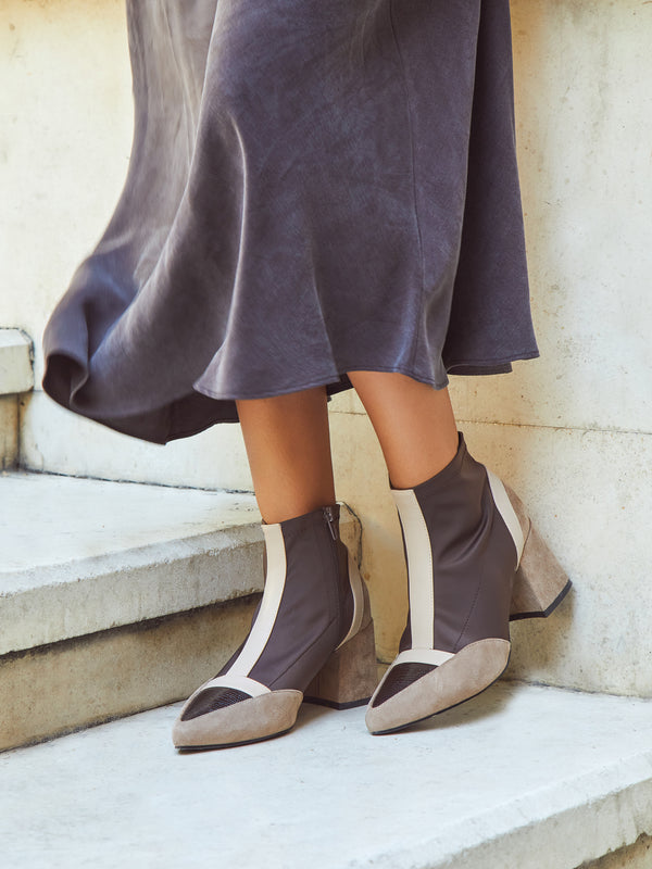 Botas de Media Caña A-5426 Gris