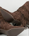 Botas de caña alta A-5431 Chocolate