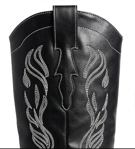 Botas de caña alta A-3435 Negro