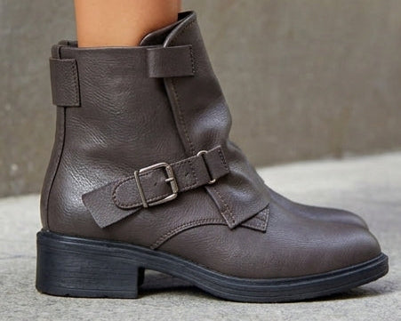 Botas de Media Caña AD-5443 Chocolate