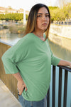 Camiseta lisa con bolsillo