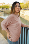 Camiseta lisa con bolsillo