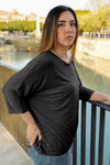 Camiseta lisa con bolsillo