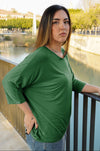 Camiseta lisa con bolsillo